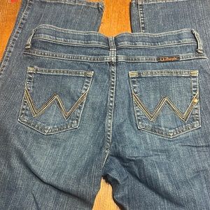 Wrangler No Gap Waist Boot Cut Jeans